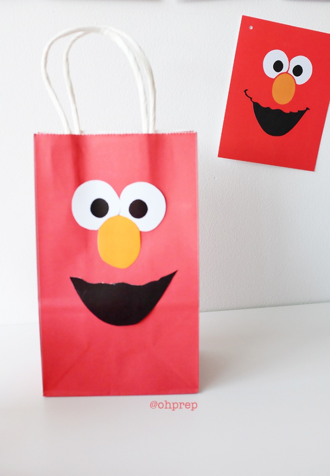 Elmo Paper Bag